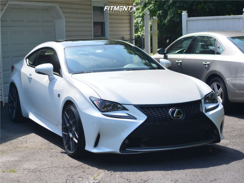 2016 Lexus RC300 F Sport with 20x9.5 HRE Ff01 and Michelin 255x35 on  Lowering Springs | 1041743 | Fitment Industries