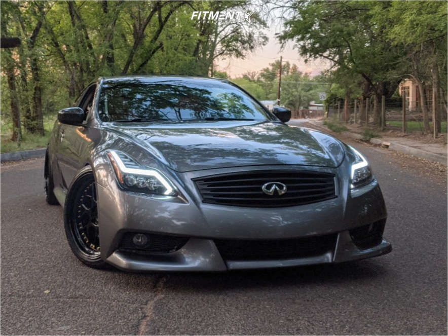 2013 INFINITI G37 IPL with 19x9.5 Aodhan Ds01 and Toyo Tires 255x35 on  Lowering Springs | 1864406 | Fitment Industries