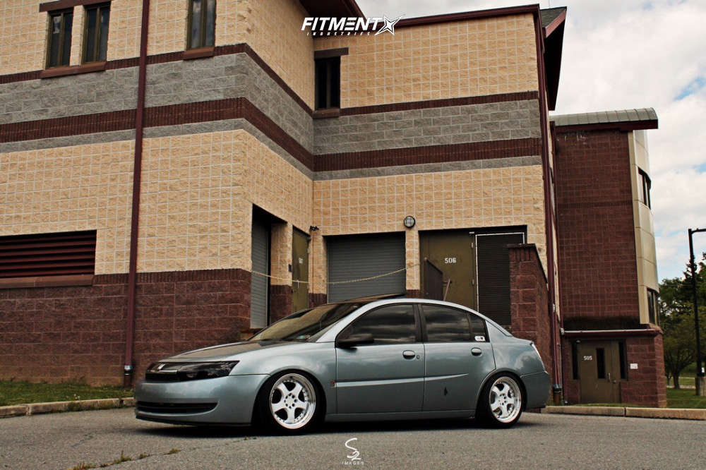 2003 Saturn Ion 2 with 17x9 Aodhan Ah03 and Pirelli 215x45 on Coilovers |  1313281 | Fitment Industries