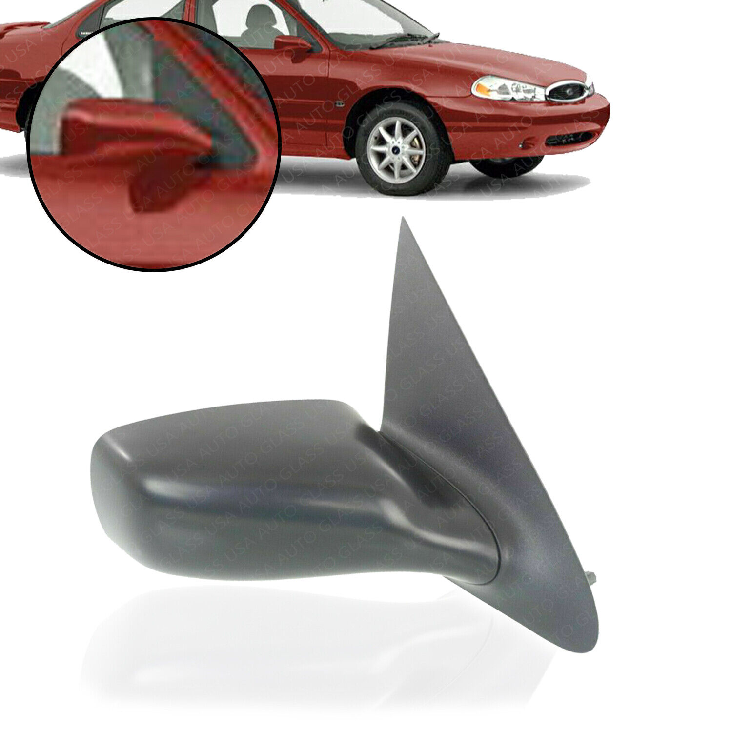 Right Power Glass Mirror Paintable For 1995-2000 Ford Contour / Mercury  Mystique 193843023753 | eBay