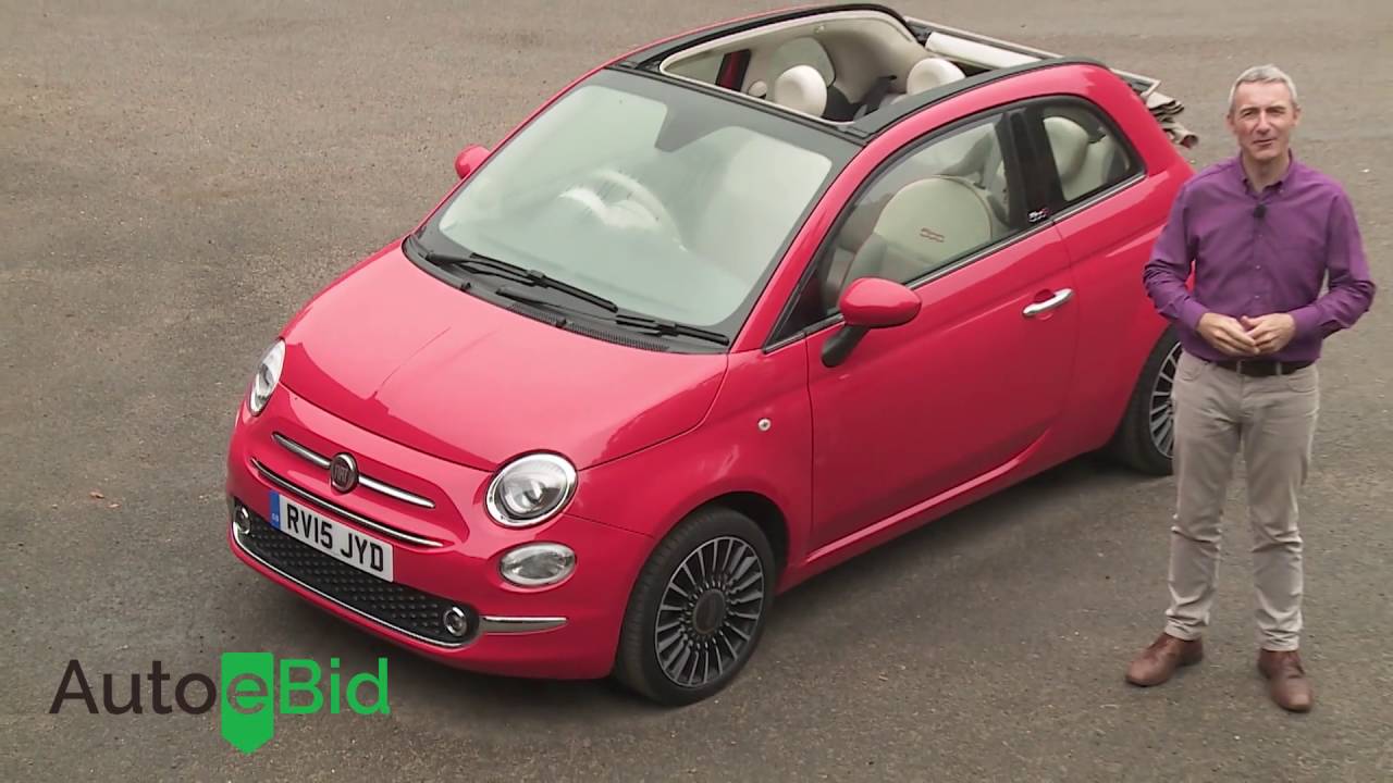 Fiat 500C 2016 Video Review AutoeBid - YouTube