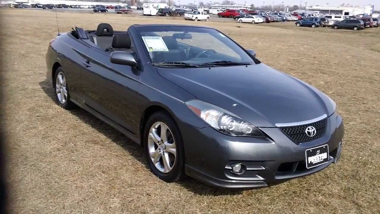 2008 Toyota Solara Convertible Used cars for sale Maryland # F400465B -  YouTube