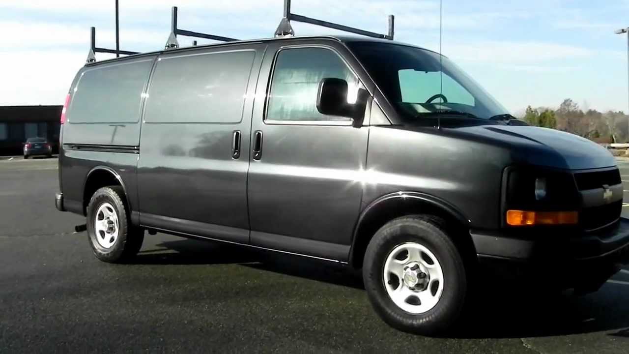 2005 Chevrolet Express 1500 Cargo Van 4.3L V6 Vortec GAS w/Roof Racks  62K-Miles - YouTube