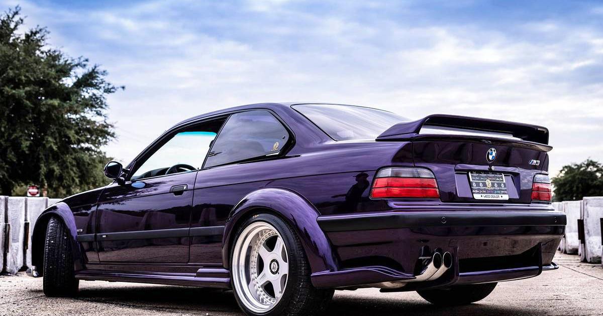 Tasty Techno Violet Bimmer: 40k-Mile 1997 BMW E36 M3 5-Speed | Zero260