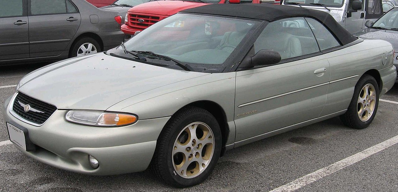 File:1999-2000 Chrysler Sebring Convertible.jpg - Wikimedia Commons