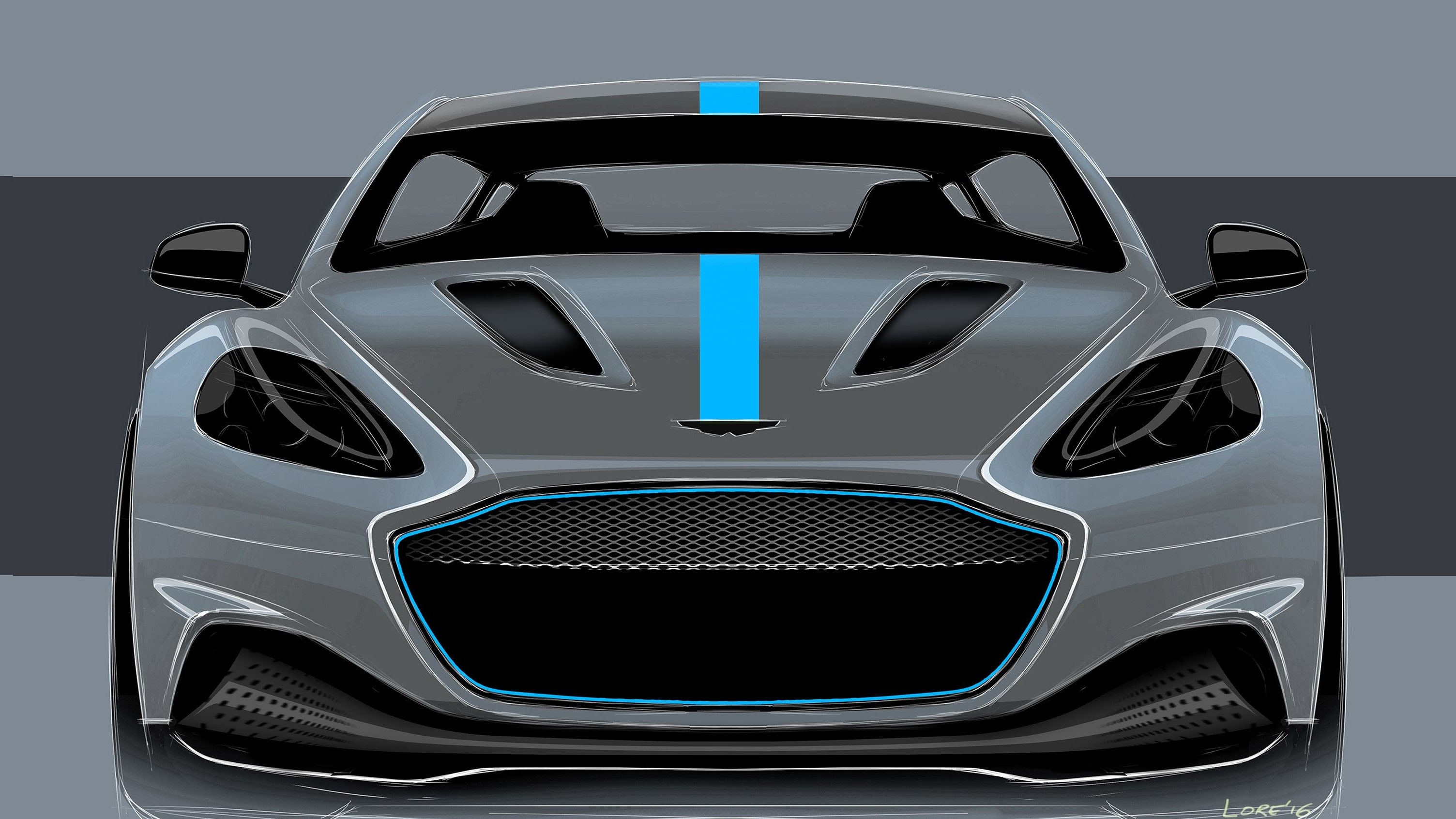 The Aston Martin RapidE is the British company's first all-electric car |  WIRED UK
