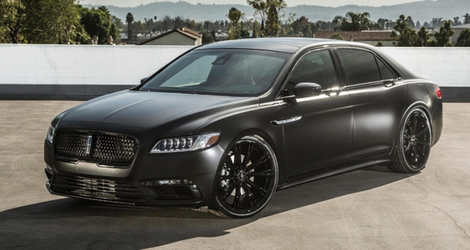 Custom Black 2019 Lincoln continental | Lincoln continental, Matte black  wrap, Lincoln cars