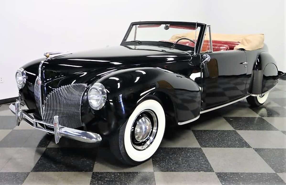 Pick of the Day: 1940 Lincoln Zephyr convertible in all its V12 glory