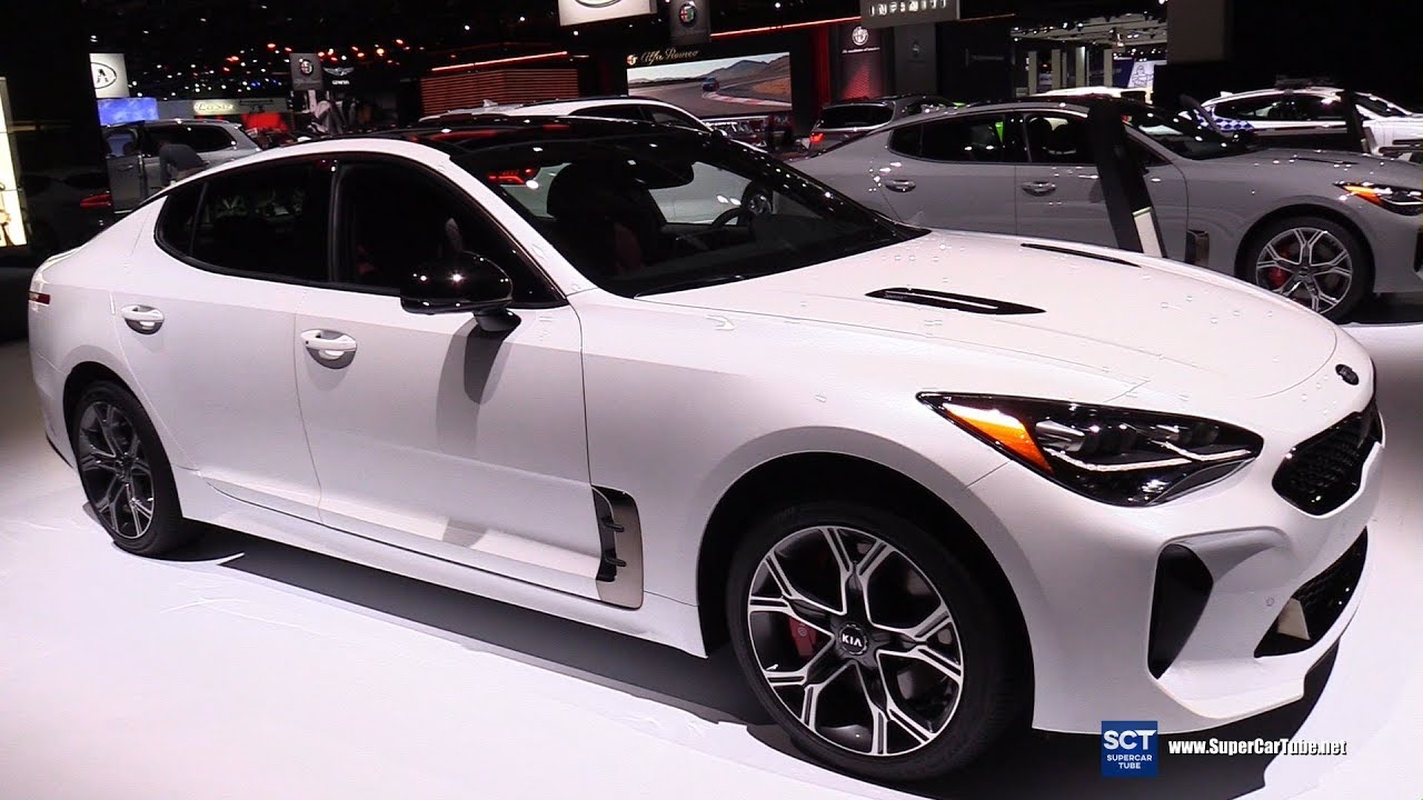 2019 KIA Stinger GT - Exterior and Interior Walkaround - 2019 Detroit Auto  Show - YouTube