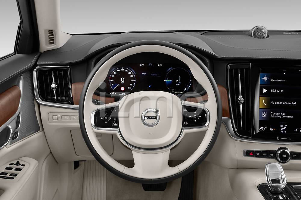 2022 Volvo S90-Recharge Inscription 4 Door Sedan Steering Wheel Cars  Pictures | izmostock