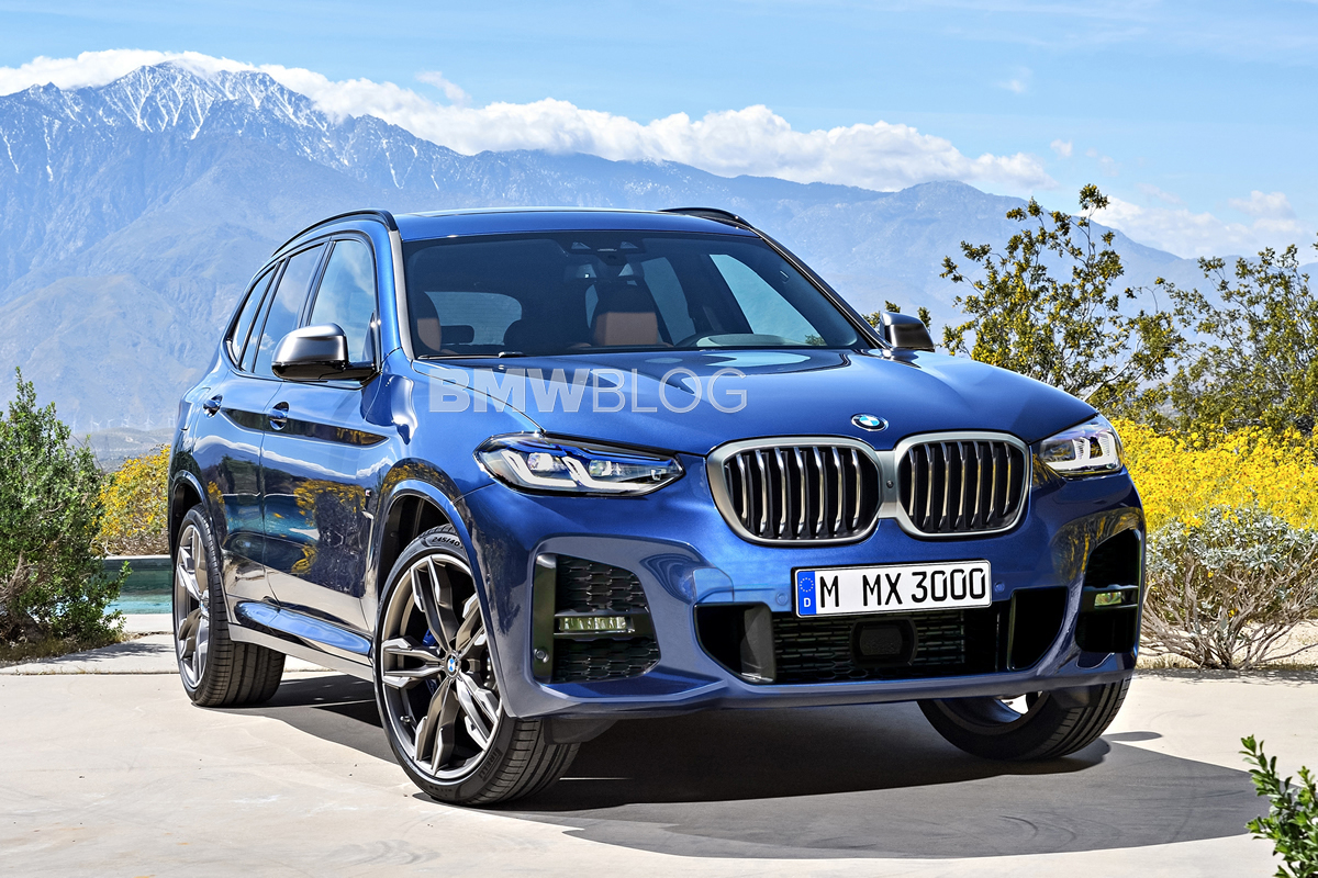 Rendering: BMW X3 Facelift arrives in second half of 2021