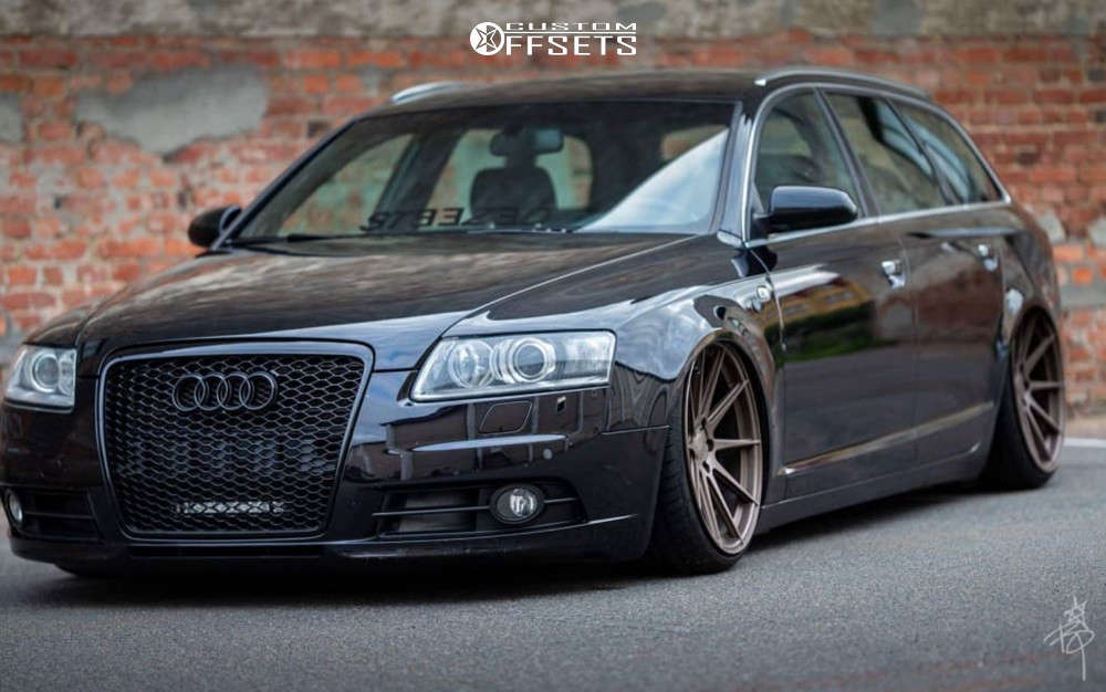 2008 Audi A6 with 20x10 45 ABS Wheels F22 and 245/30R20 Achilles ATR Sport  and Air Suspension | Custom Offsets