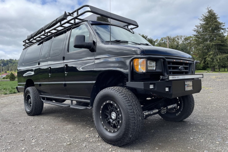 No Reserve: Modified 2003 Ford E-350 Super Duty XL Extended 4x4 for sale on  BaT Auctions - sold for $38,000 on May 23, 2022 (Lot #74,122) | Bring a  Trailer