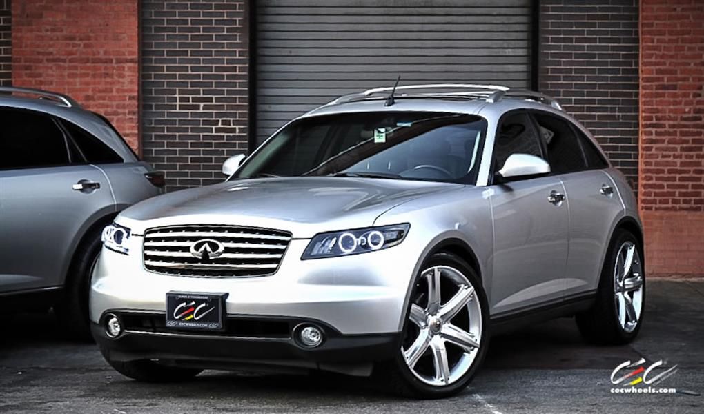 Infiniti FX45 with Custom Wheels by CEC in Los Angeles CA . Click to view  more photos and mod info. | Роскошные автомобили, Автомобили, Джип