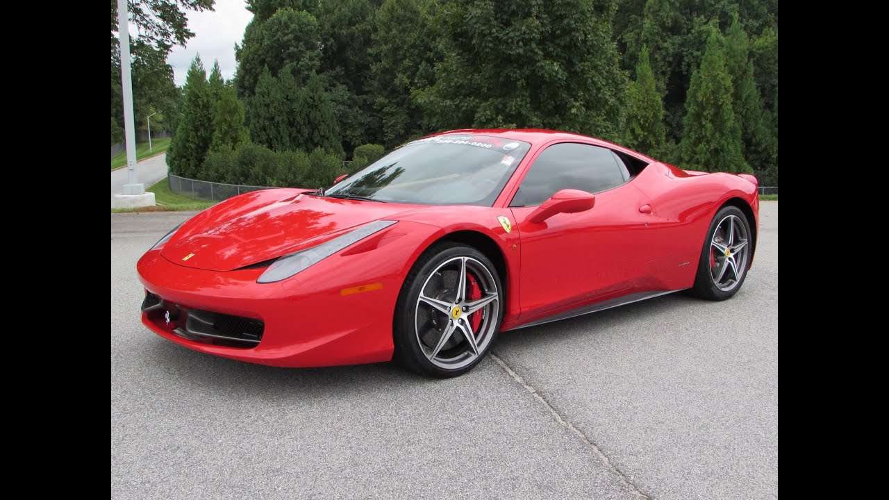 2014 Ferrari 458 Italia / Spider Start Up, Test Drive, and In Depth Review  - YouTube