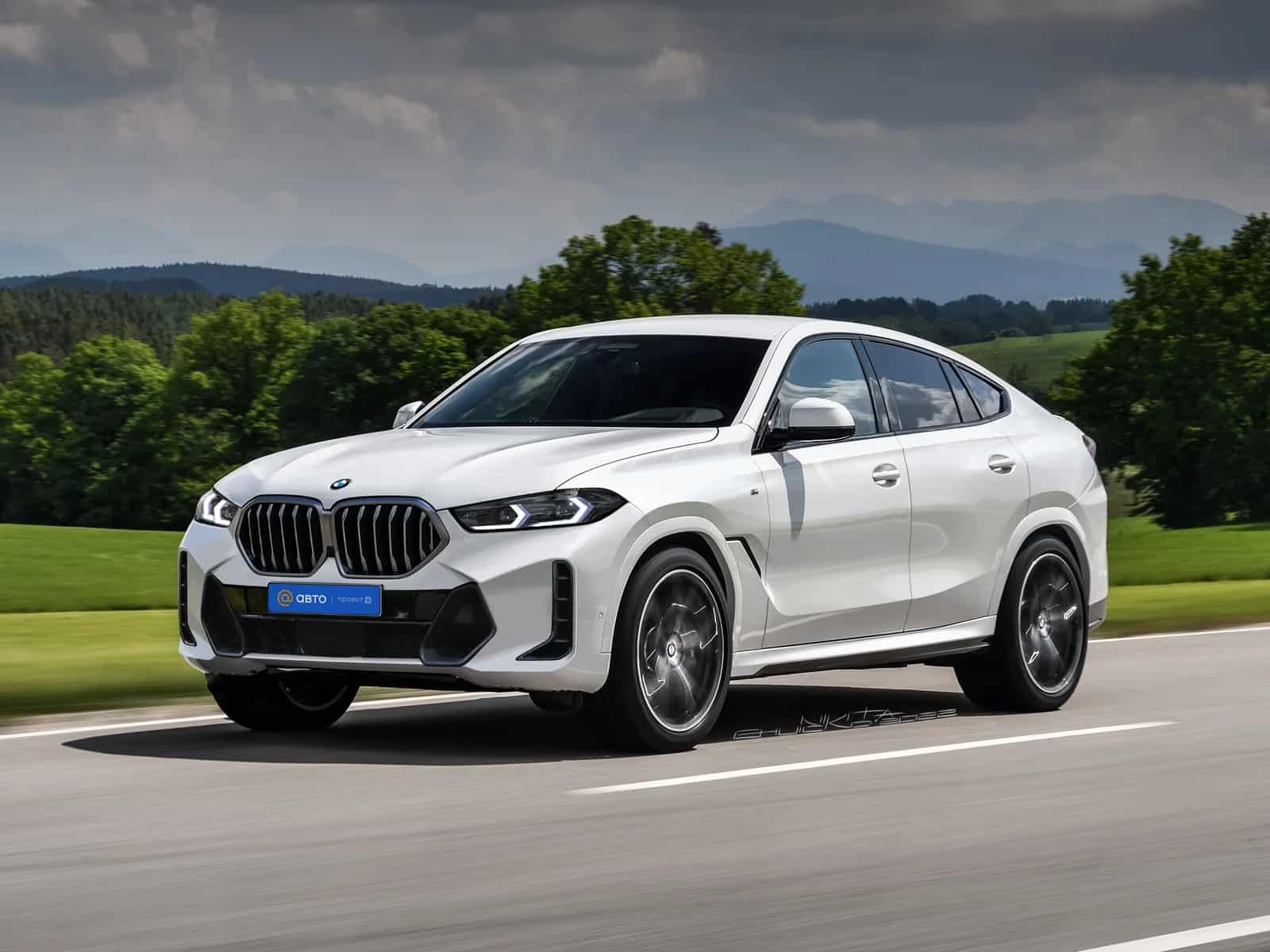 2023 BMW X6 Facelift Speculatively Rendered Based On Spy Shots