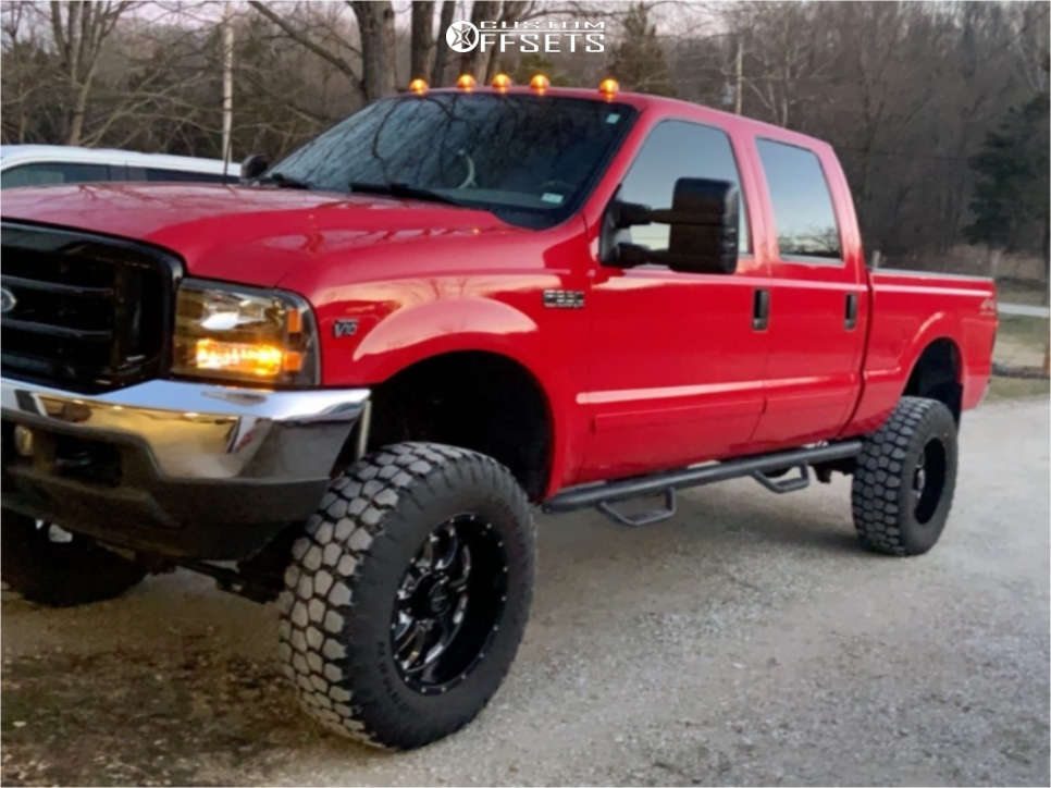 2001 Ford F-350 Super Duty with 20x10 -25 BMF Novakane and 37/12.5R20  Ironman All Country Mt and Suspension Lift 6" | Custom Offsets
