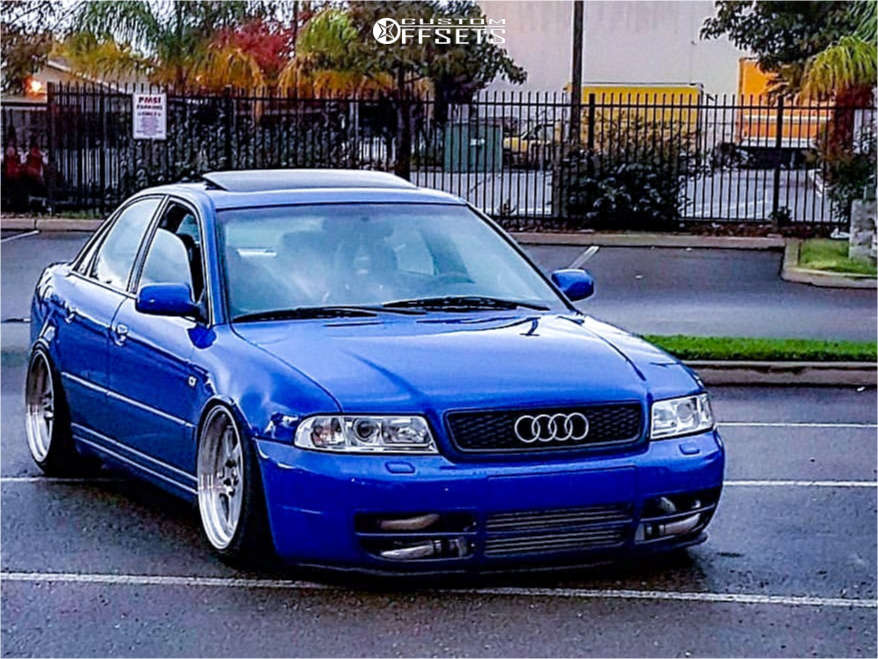 2001 Audi S4 with 18x8.5 30 ESR Sr02 and 205/40R18 BFGoodrich Sport Comp 2  and Coilovers | Custom Offsets