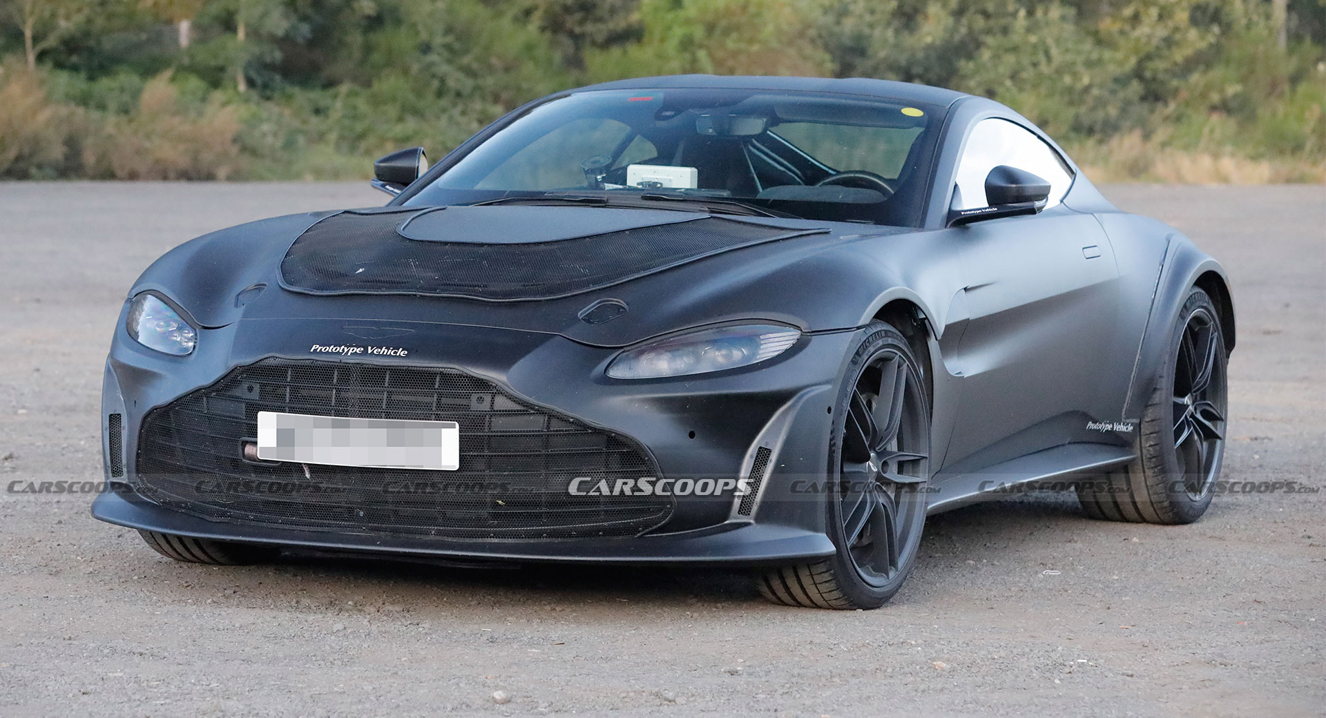 The New Aston Martin V12 Vantage Looks Very Mean And Very Wide | Carscoops