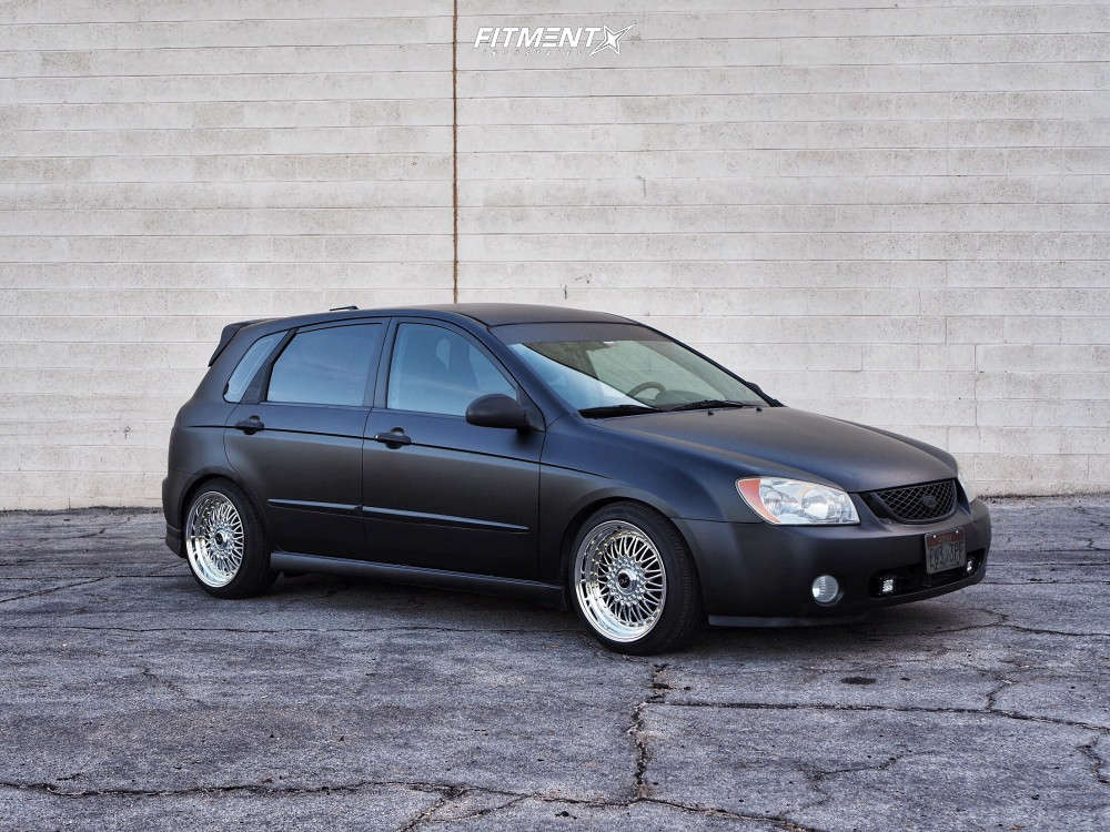 2006 Kia Spectra5 Base with 17x8.5 JNC Jnc004 and Hankook 205x45 on  Coilovers | 537227 | Fitment Industries