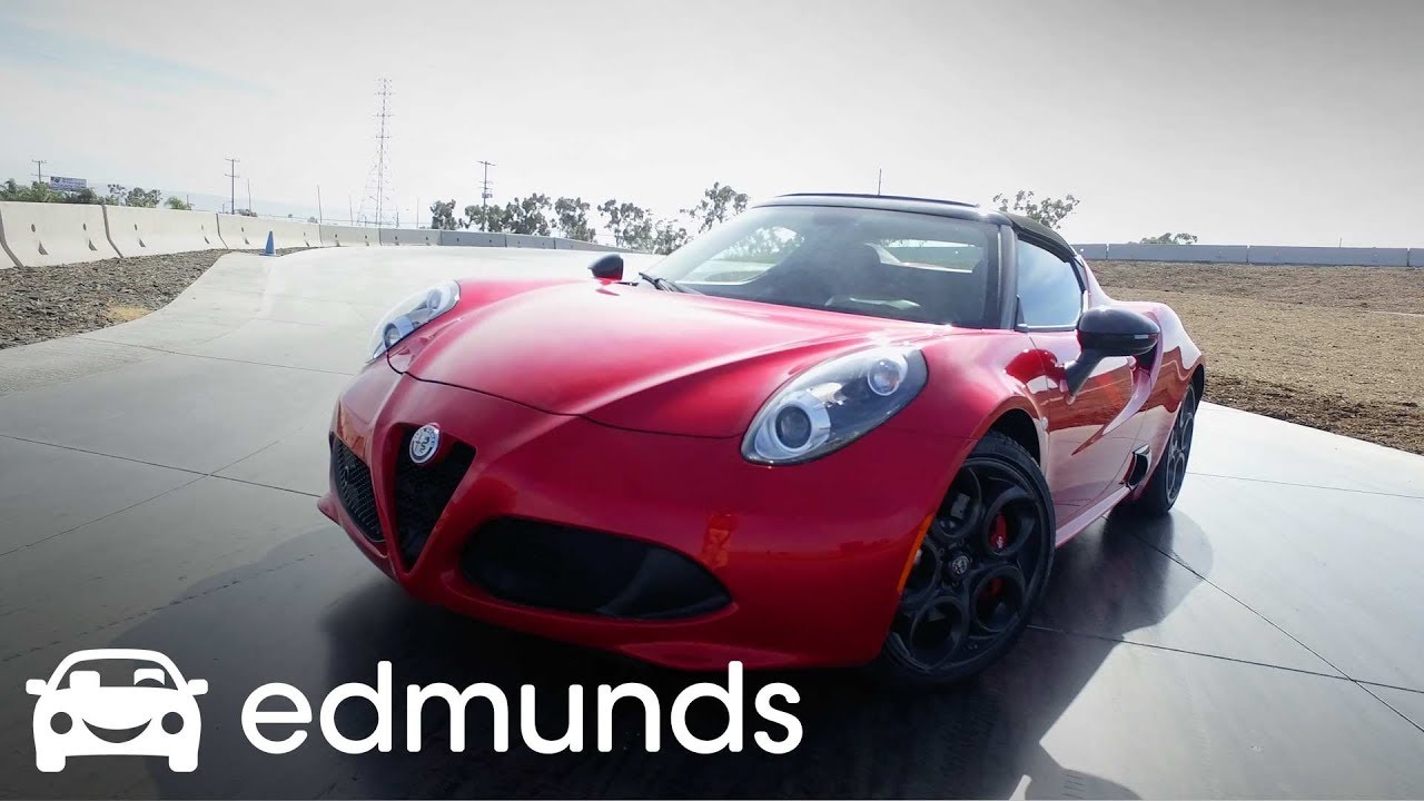2018 Alfa Romeo 4C Spider Review | Track Test | Edmunds - YouTube