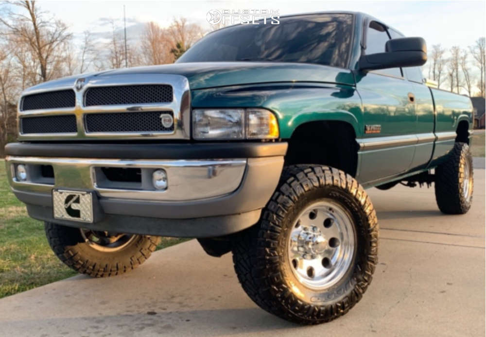 1997 Dodge Ram 2500 with 17x9 -12 Pacer 164 and 35/12.5R17 Nitto Ridge  Grappler and Suspension Lift 3" | Custom Offsets