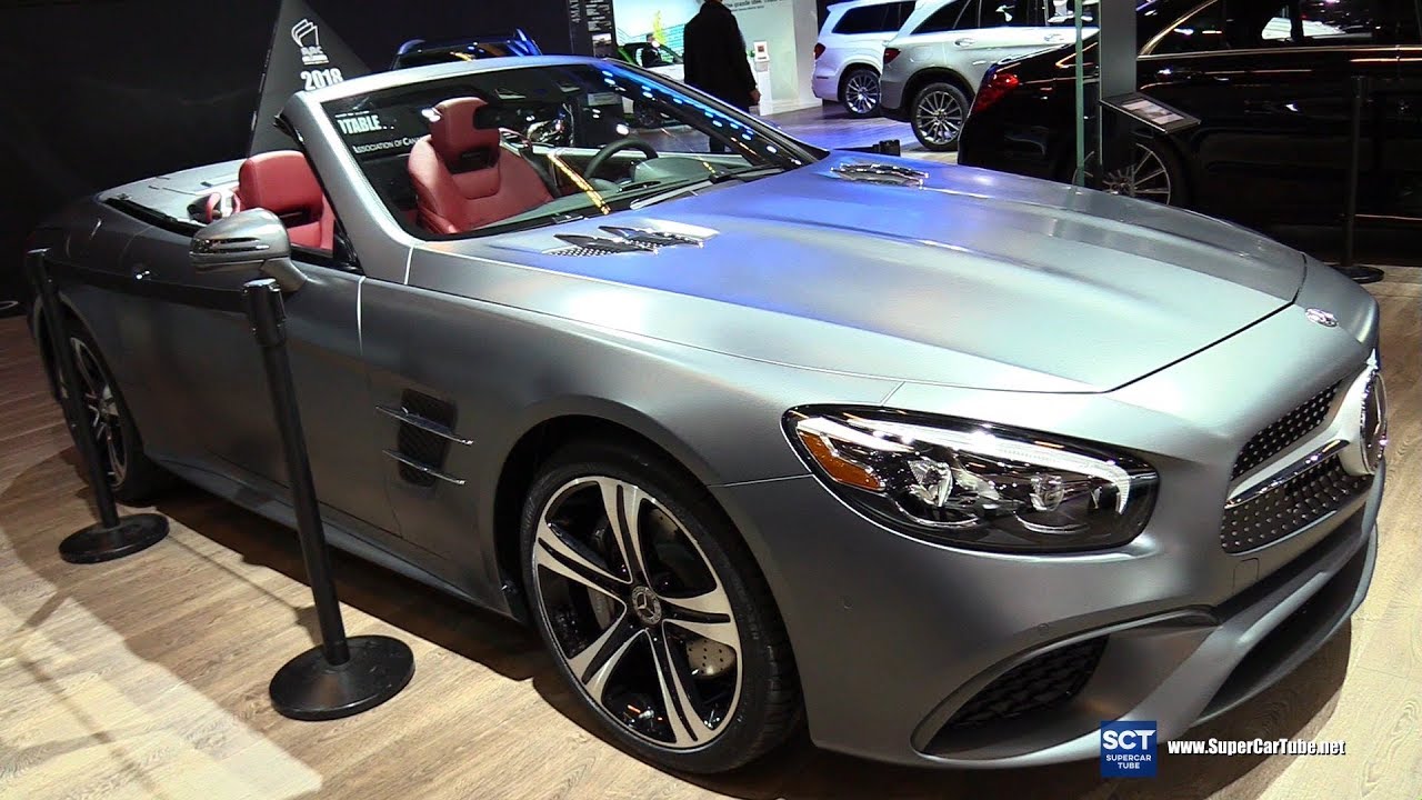 2018 Mercedes Benz SL 450 Roadster - Exterior and Interior Walkaround - 2018  Montreal Auto Show - YouTube