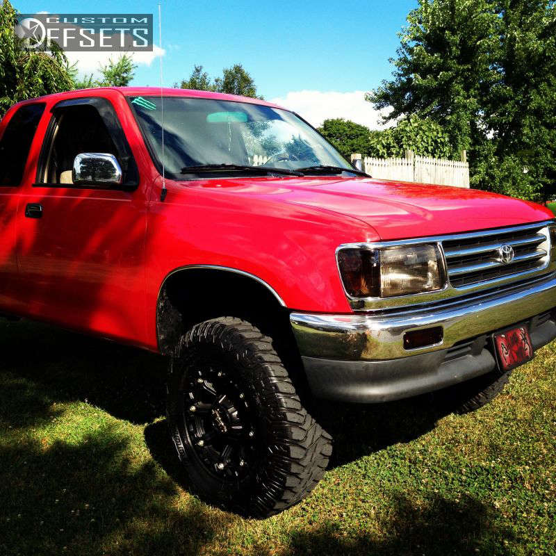 1998 Toyota T100 with 17x8 Gear Off-Road Backcountry and 33/12.5R17 Cooper  Discoverer STT Pro and Body Lift 3" | Custom Offsets