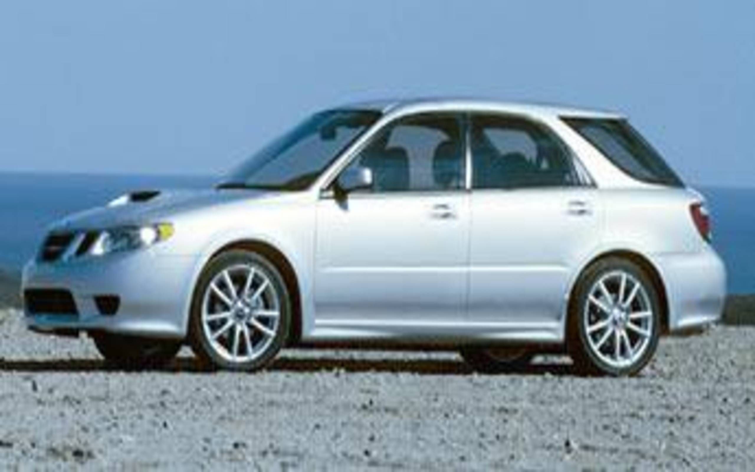 2005 Saab 9-2X Aero: All in the Family: The Saab 9-2X gets help from a  long-distance cousin