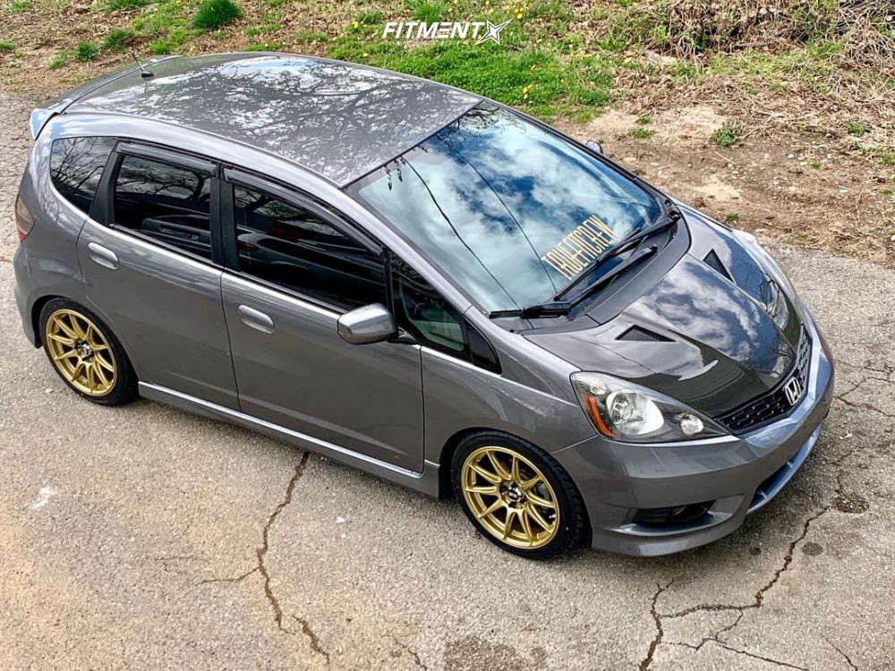 2013 Honda Fit Sport with 17x7.5 XXR 527 and Federal 205x45 on Coilovers |  660495 | Fitment Industries