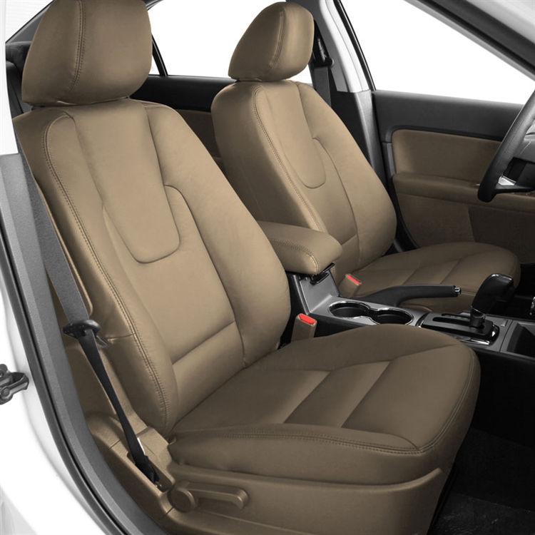 Ford Fusion Hybrid Katzkin Leather Seats, 2011, 2012 | AutoSeatSkins.com