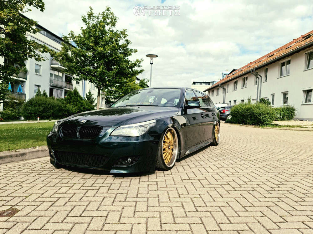 2008 BMW 535i with 20x8.5 15 Royal GT20 and 225/30R20 Achilles Atr Sport  and Air Suspension | Custom Offsets