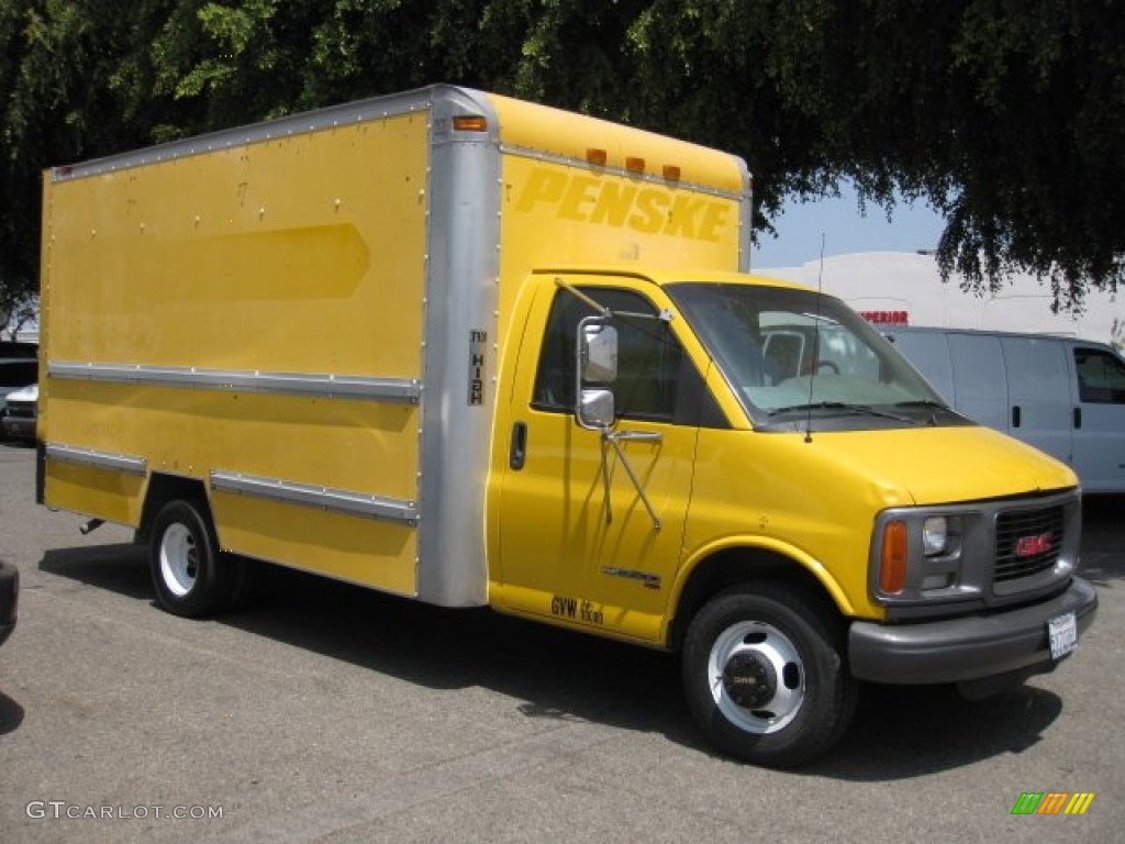 1997 Yellow GMC Savana Cutaway 3500 Commercial Moving Truck #66487489 |  GTCarLot.com - Car Color Galleries