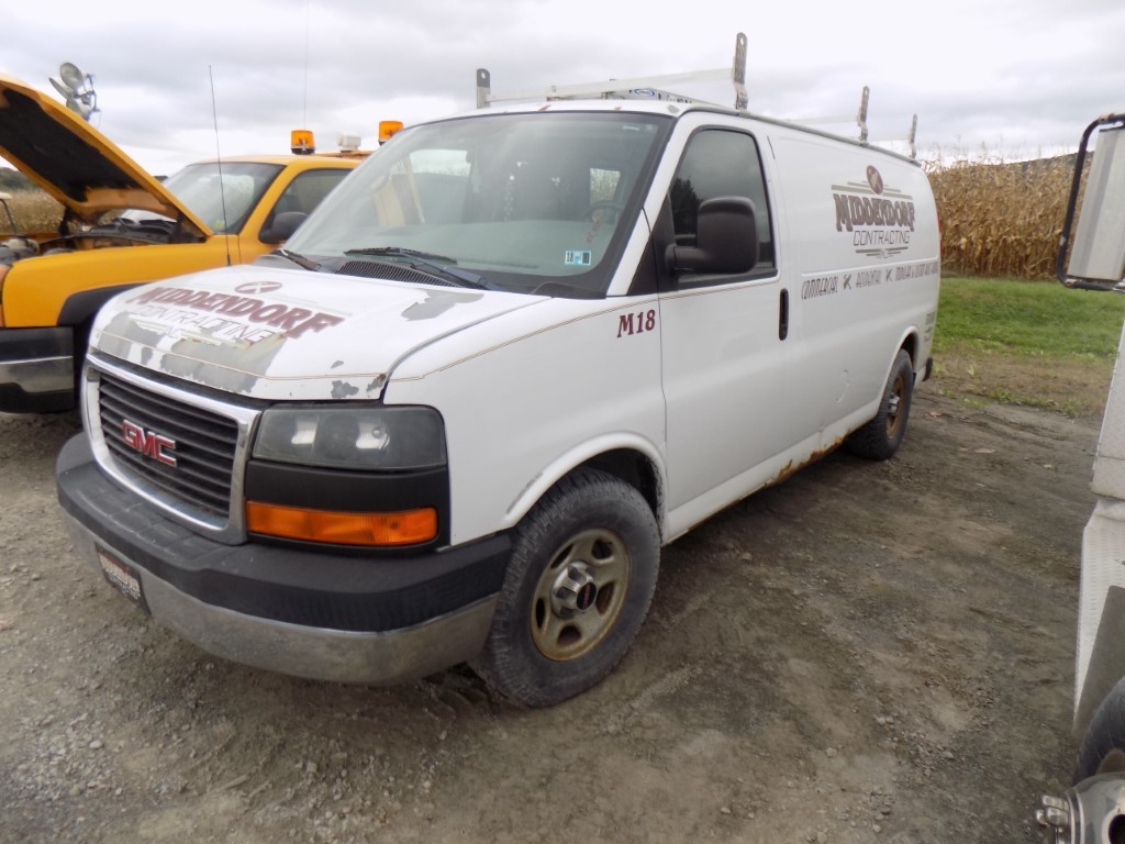 2006 GMC Savana 2500 Cargo / Work Van, AWD, 5.3 V8 Gas Eng, Auto Trans, 155  | Commercial Trucks Van & Cargo Trucks Cargo Vans | Online Auctions |  Proxibid