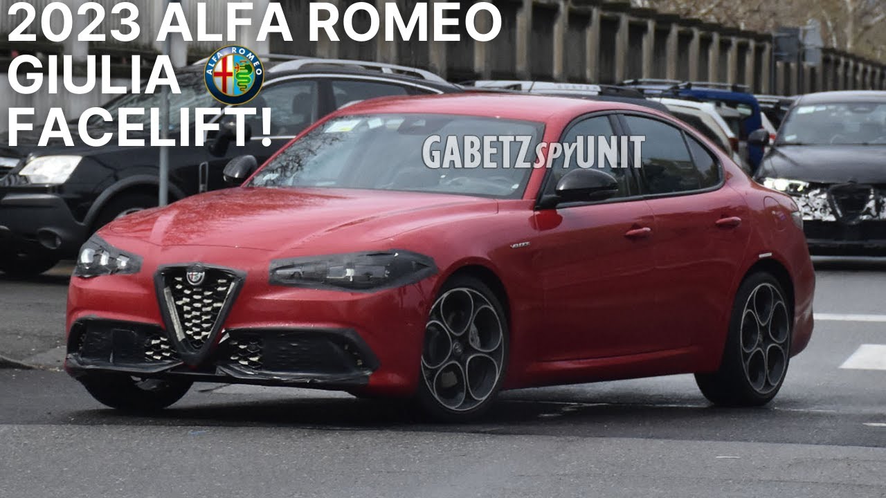 2023 Alfa Romeo Giulia Refresh On The Road For The First Time! - YouTube