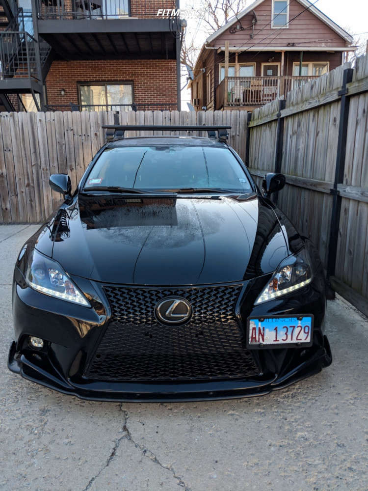 2008 Lexus IS350 Base with 18x8.5 Enkei Raijin and Continental 245x35 on  Coilovers | 655082 | Fitment Industries