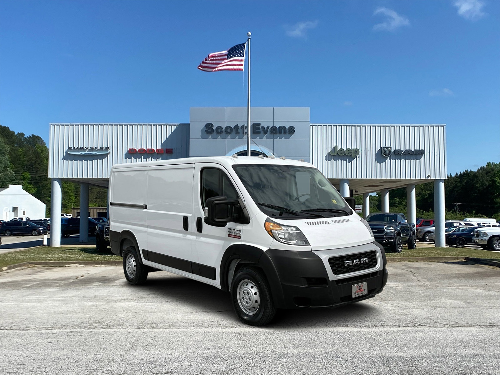 Pre-Owned 2021 Ram ProMaster Cargo Van 1500 Low Roof Full-size Cargo Van in  Carrollton #P5340 | Scott Evans Nissan