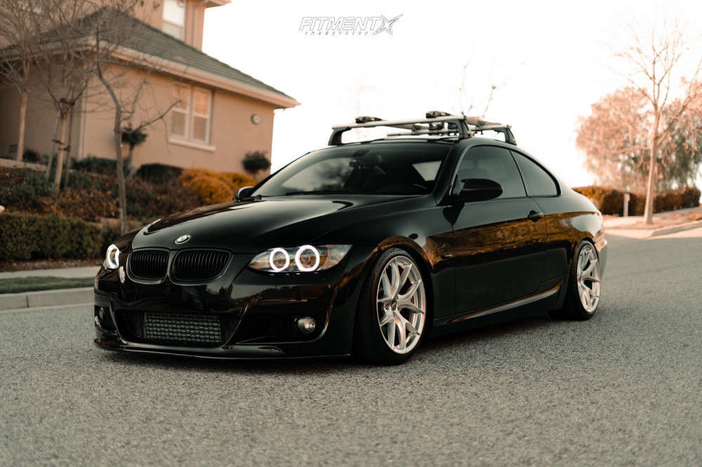 2009 BMW 335i Base with 18x9.5 ESR Forged Rf2 and Hankook 225x35 on  Coilovers | 1698325 | Fitment Industries