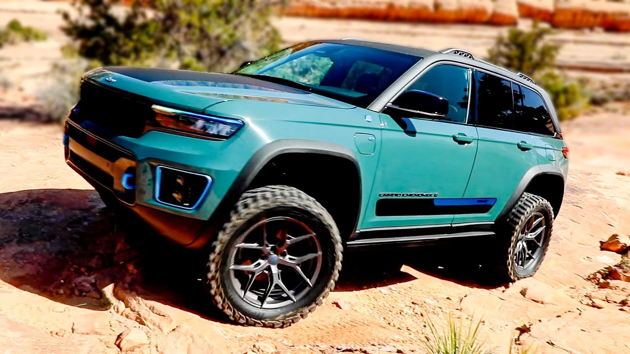 Off-Road JEEP Grand Cherokee Trailhawk 4XE Concept - YouTube