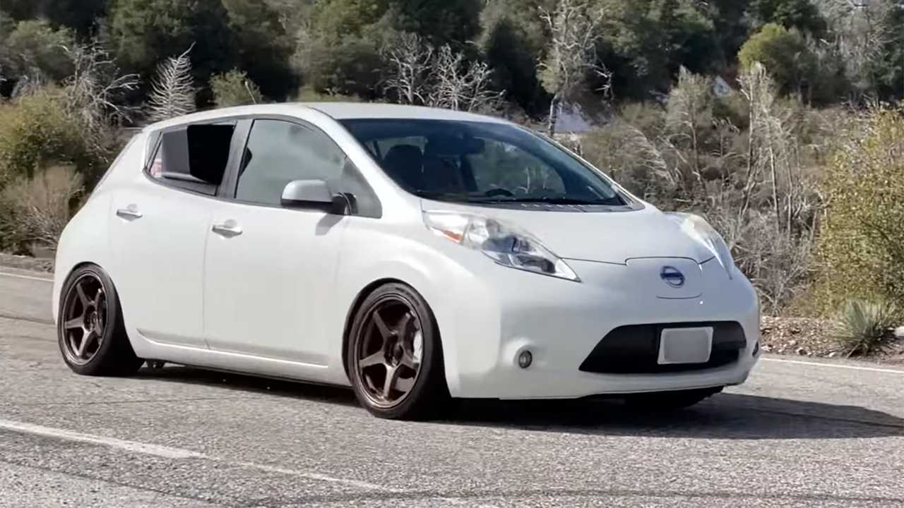 This Kawasaki-Powered Nissan Leaf Shows What The Future Of Hot Rodding  Looks Like
