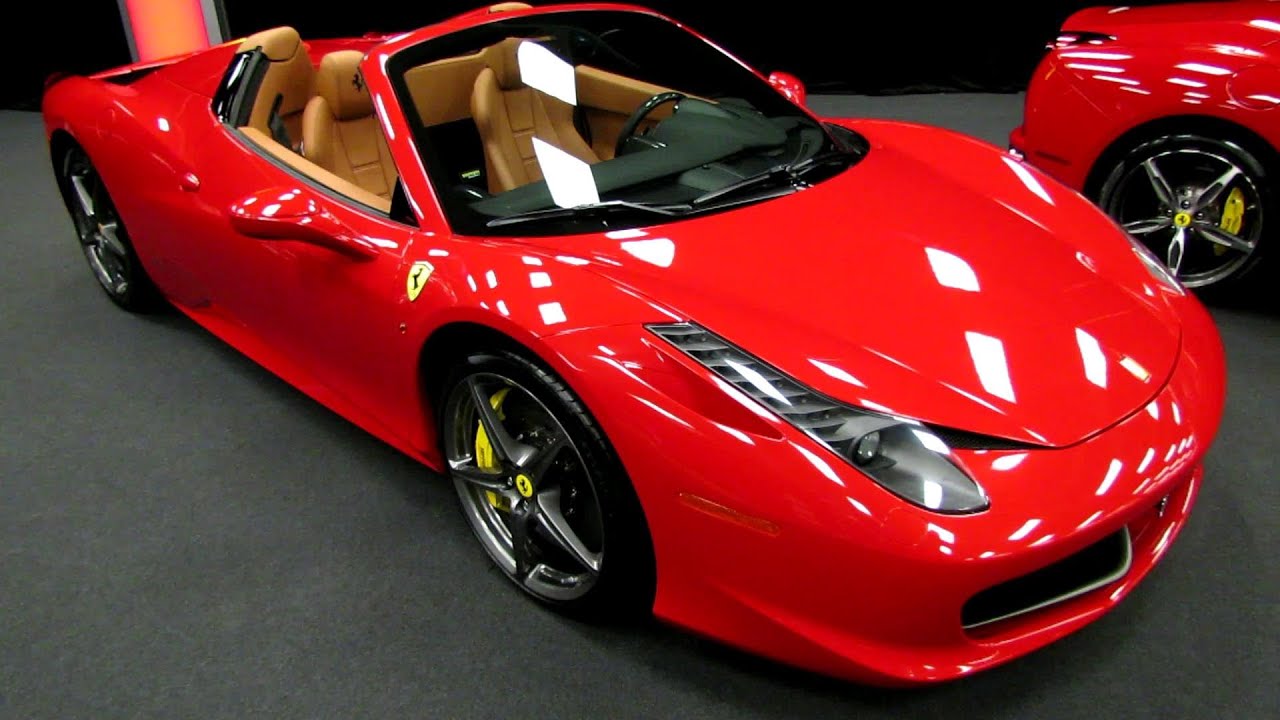 2014 Ferrari 458 Italia Spyder - Exterior and Interior Walkaround - 2014  Montreal Auto Show - YouTube