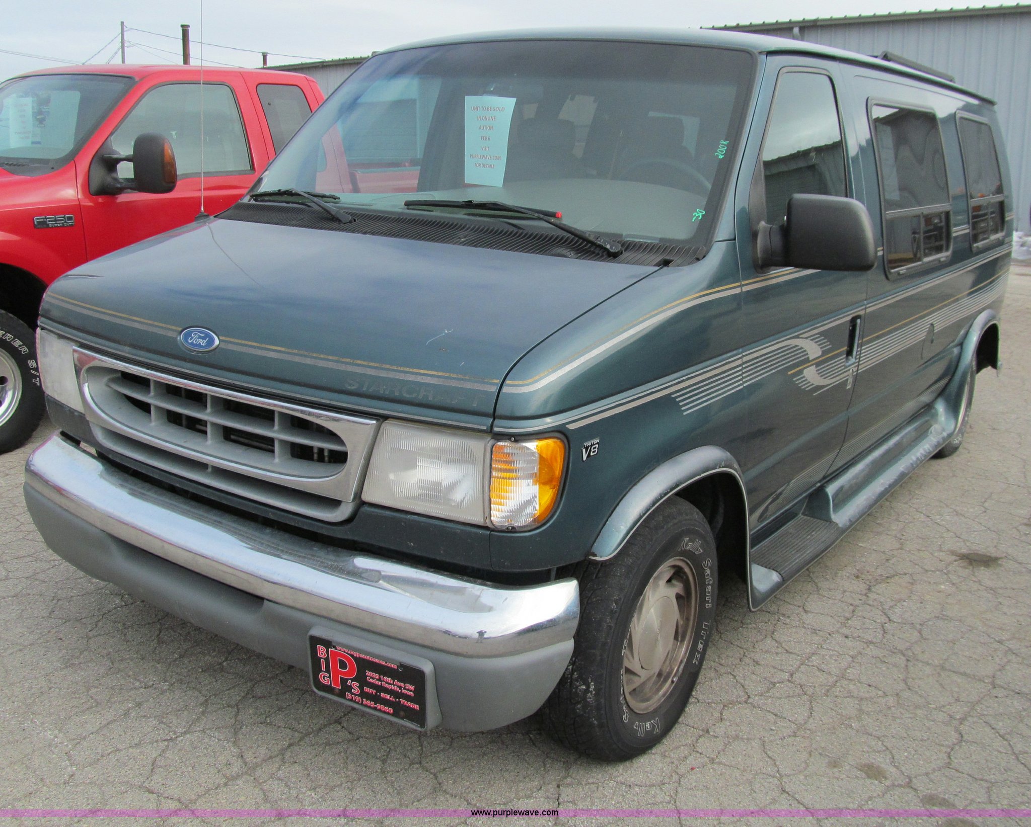 1997 Ford Econoline E150 van in Cedar Rapids, IA | Item D7126 sold | Purple  Wave
