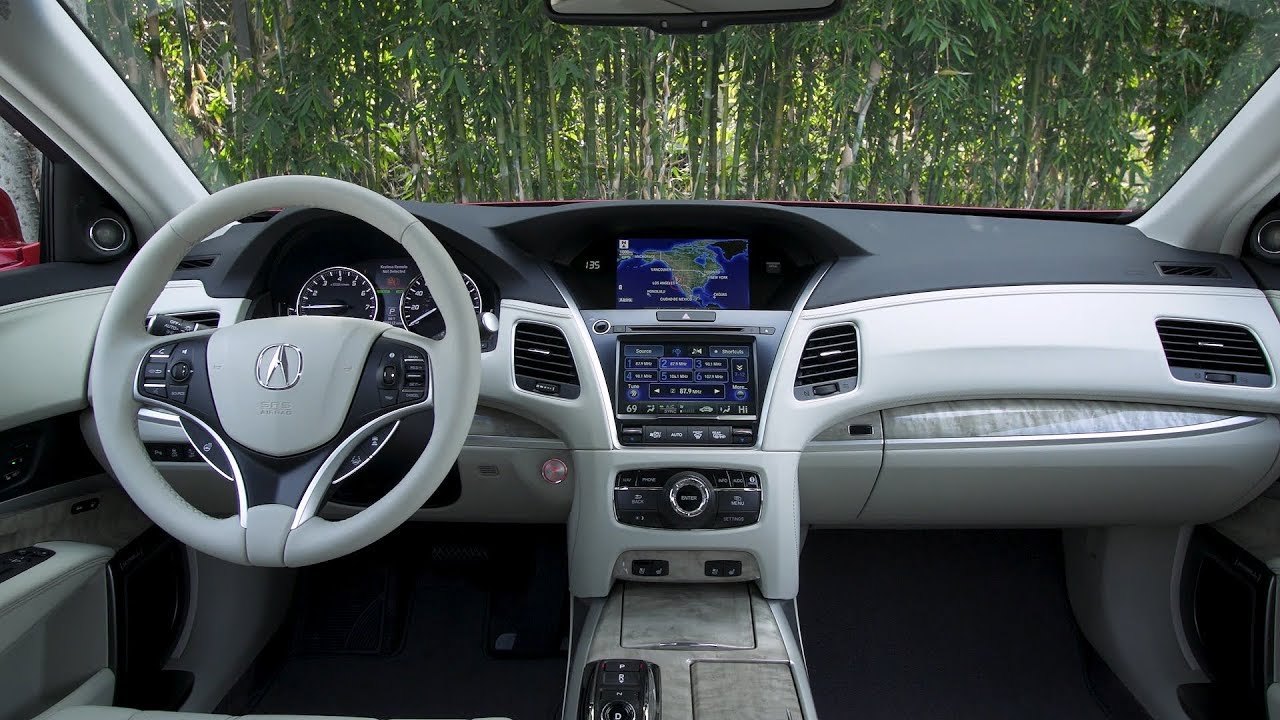 2018 Acura RLX Sport Hybrid - Interior - YouTube