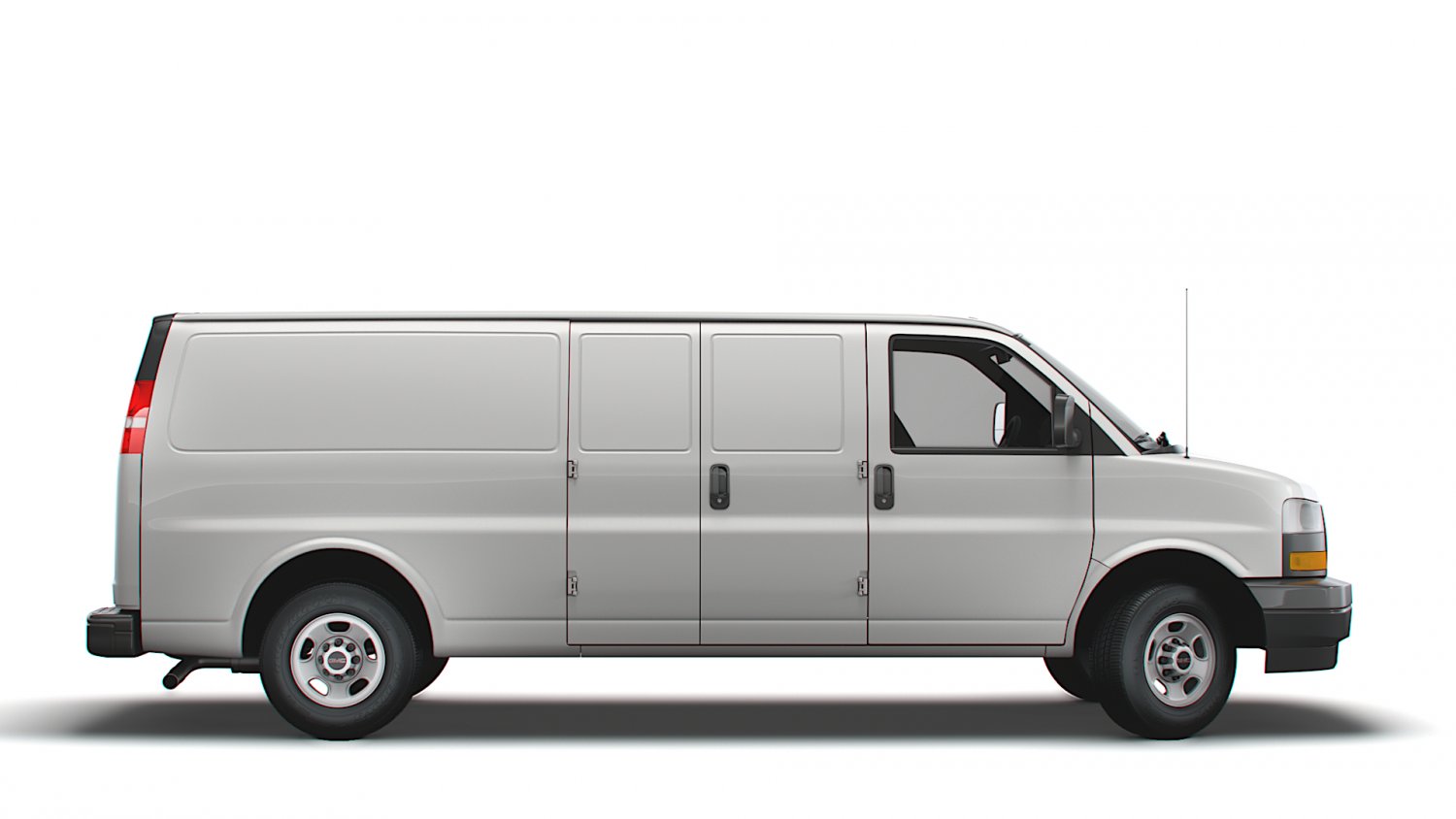 gmc savana cargo rwd 3500 extended van 2022 3D Model in Van and Minivan  3DExport