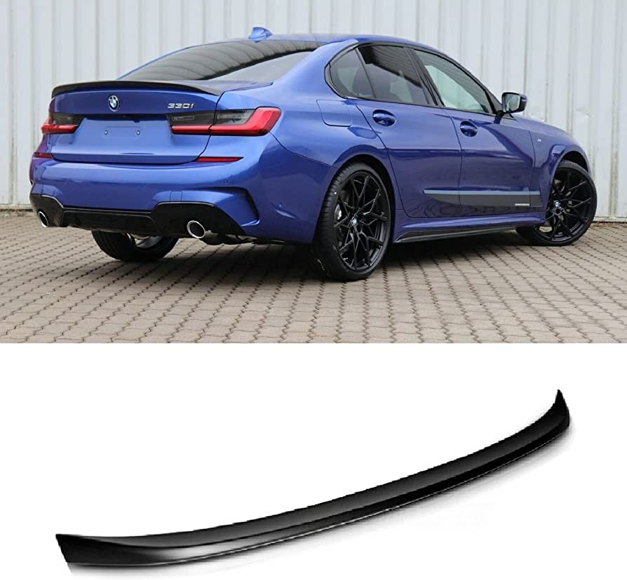 Amazon.com: 2019-2023 Glossy Black Trunk Spoiler Wing Compatible with BMW 3  Series G20 2020 2021 2022 330 330i 330e M340i : Automotive