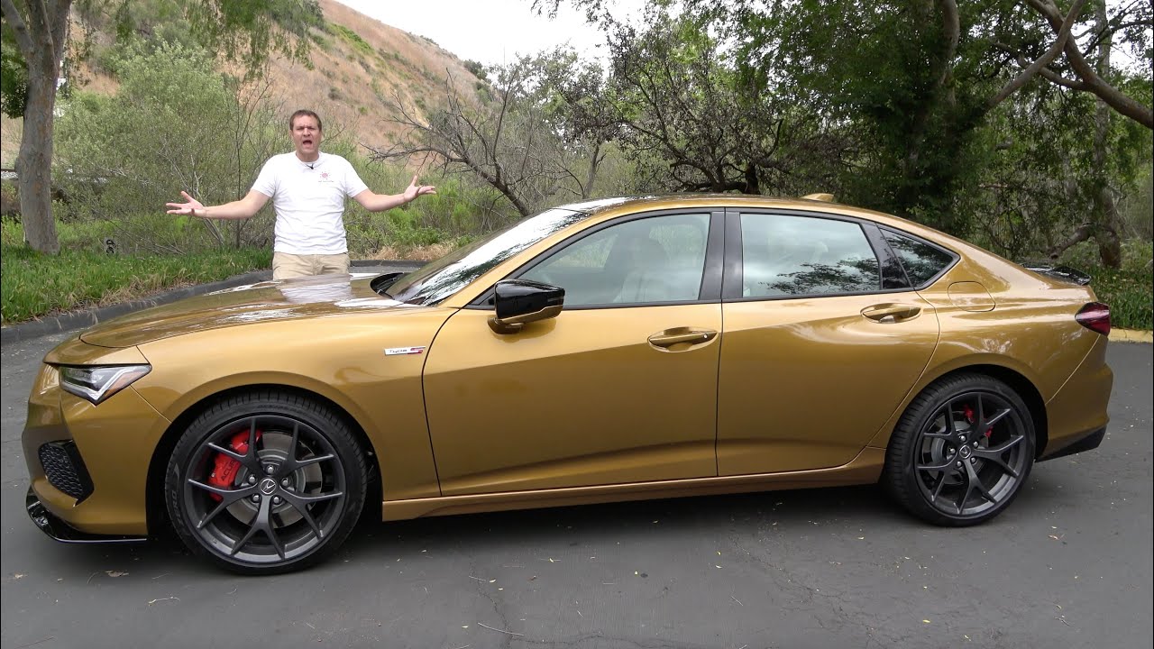 The 2021 Acura TLX Type S Is a Shockingly Sporty Sedan from Acura - YouTube