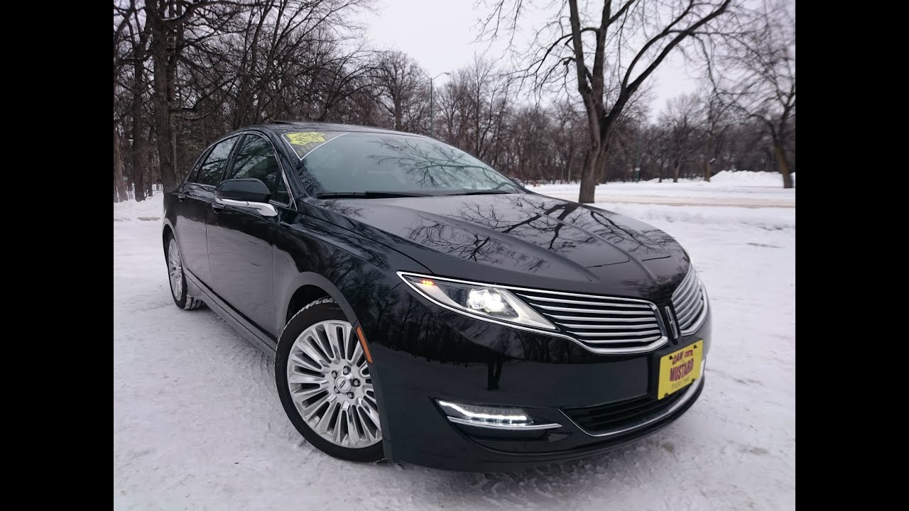 2015 Lincoln MKZ 3.7L AWD Full Review, Start up and Walkaround - YouTube