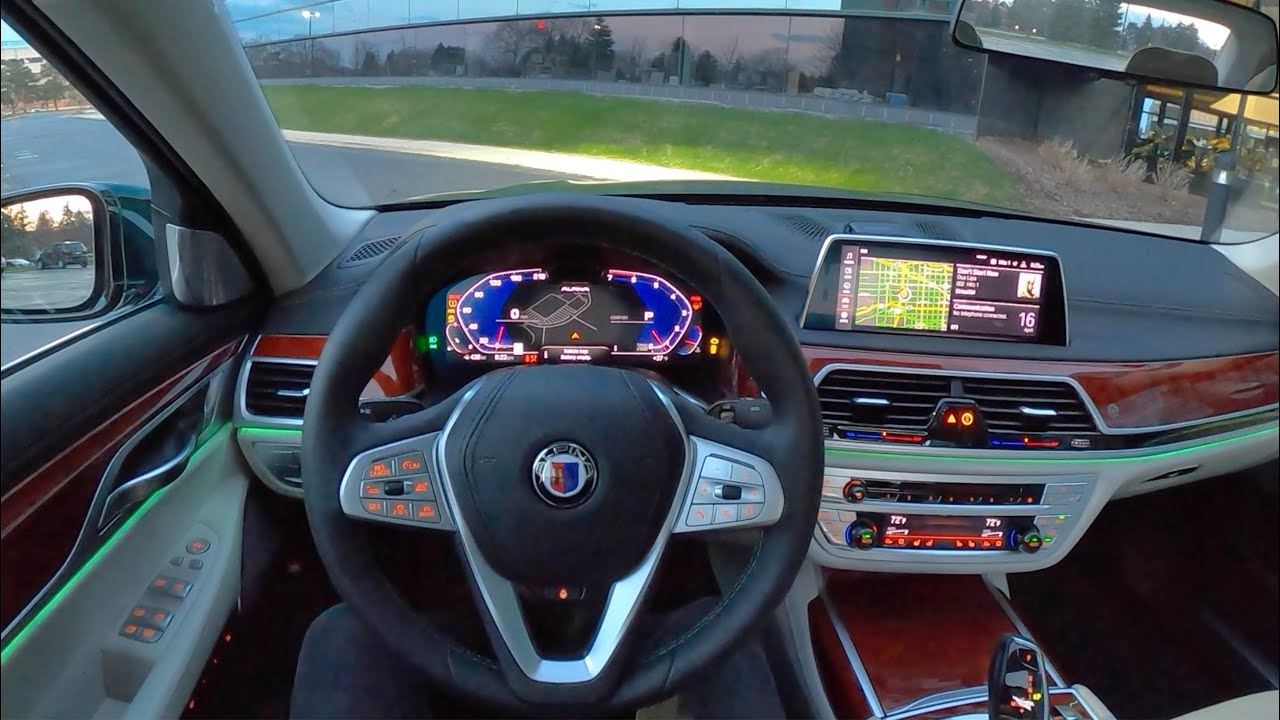 2020 BMW Alpina B7 xDrive - POV First Impressions (Night Drive) - YouTube