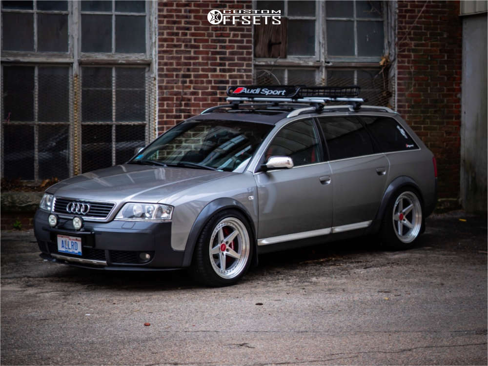 2003 Audi Allroad Quattro with 19x9.5 15 Aodhan Ds05 and 245/45R19 Sumitomo  Htr As P02 and Coilovers | Custom Offsets