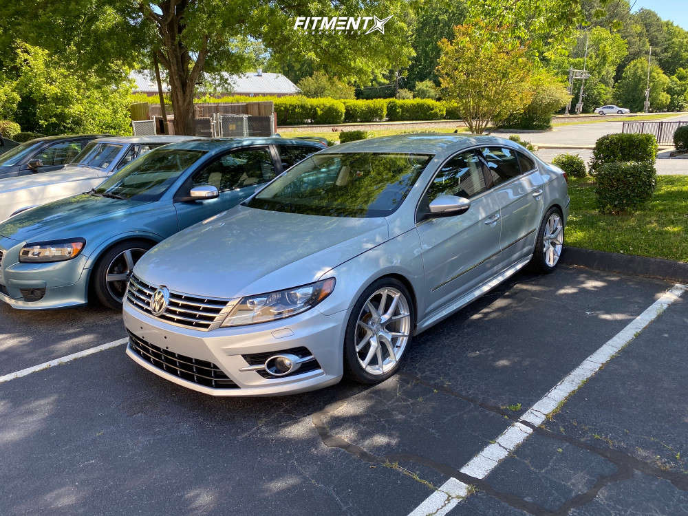2013 Volkswagen CC R-Line with 19x8.5 Aodhan Ls007 and Ohtsu 245x35 on  Coilovers | 1074619 | Fitment Industries